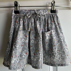 •Nellie Quats• 100% Linen Floral Skirt - Size 18-24 Months